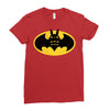 Totoro Batman Parody Ladies Fitted T-Shirt