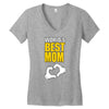Worlds Best Mom Women's V-Neck T-Shirt