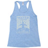 water is sacred no pipelines Racerback Tank