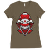 samurai red ranger Ladies Fitted T-Shirt