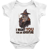 i want you for an adventure Baby Bodysuit