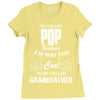 I'm Called Pop Because I'm Way Too Cool To Be Called Grandfather Ladies Fitted T-Shirt