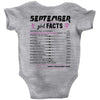 September Girl Facts Virgo Baby Onesie