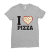 i Love Pizza Ladies Fitted T-Shirt