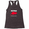 nutria its whats for dinner Racerback Tank