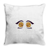 moe pizza eyes Throw Pillow