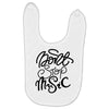 don't stop the music Baby Bibs