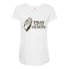 pray for the olsens Maternity Scoop Neck T-shirt