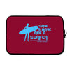 surf board surfer australia save a wave ride a surfer ocean Laptop sleeve