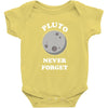pluto Never Forget Baby Bodysuit