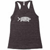 darwin'   fish Racerback Tank