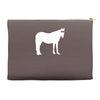 staring horse Accessory Pouches
