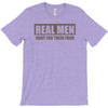 real men hunt for their food father's day hunting fishing funny T-Shirt