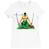 roronoa zoro Ladies Fitted T-Shirt