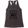 Born In May Racerback Tank
