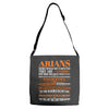 Arians Difficult Ones To Understand Zodiac Adjustable Strap Totes