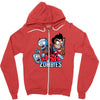 ash vs zombies Zipper Hoodie