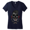 pomade style Women's V-Neck T-Shirt