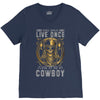 You Only Live Once It as a Cowboy V-Neck Tee