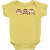 new! monkey Baby Bodysuit