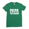 PAPA The Man The Myth The Legend T-Shirt T-Shirt Ladies Fitted T-Shirt