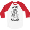 merry krampus 3/4 Sleeve Shirt