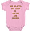she believed Baby Bodysuit