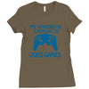 my favorite exercise is video games Ladies Fitted T-Shirt