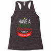 have a merry christmas and a happy new year Racerback Tank