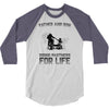 father and son riding partners for life 3/4 Sleeve Shirt