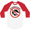 take off your shoes 3/4 Sleeve Shirt