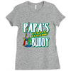 papa's little fishin buddy Ladies Fitted T-Shirt