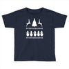 christmas scene reindeer funny Toddler T-shirt