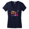 monster melodi Women's V-Neck T-Shirt