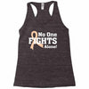 No 0ne Fights Alone Racerback Tank
