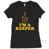 i'm a keeper Ladies Fitted T-Shirt
