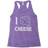 i love cheese Racerback Tank