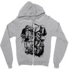 skull pirate Zipper Hoodie