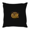 aloha Throw Pillow