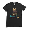 house is not a home without a frenchie Ladies Fitted T-Shirt