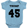 Trump 45 jersey number Baby Bodysuit