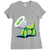 scratchy Ladies Fitted T-Shirt