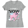 the time is now Ladies Fitted T-Shirt