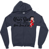 i'm that crazy girl who loves betty boop a lot Zipper Hoodie