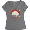 peaceful universe Women's Triblend Scoop T-shirt