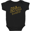 a diva Baby Bodysuit