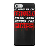 please drag across the finish line iPhone 7 Case