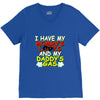 mommy's looks daddy's gas V-Neck Tee