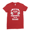 baking   it's ok to stare at my cupcakes Ladies Fitted T-Shirt