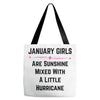 January Girls Tote Bags